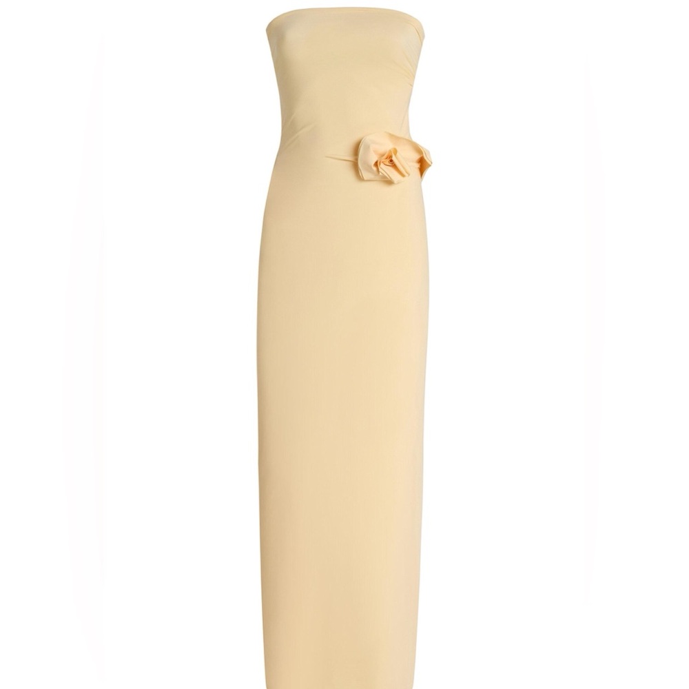 Maygel Coronel Butter Yellow Caracola Dress